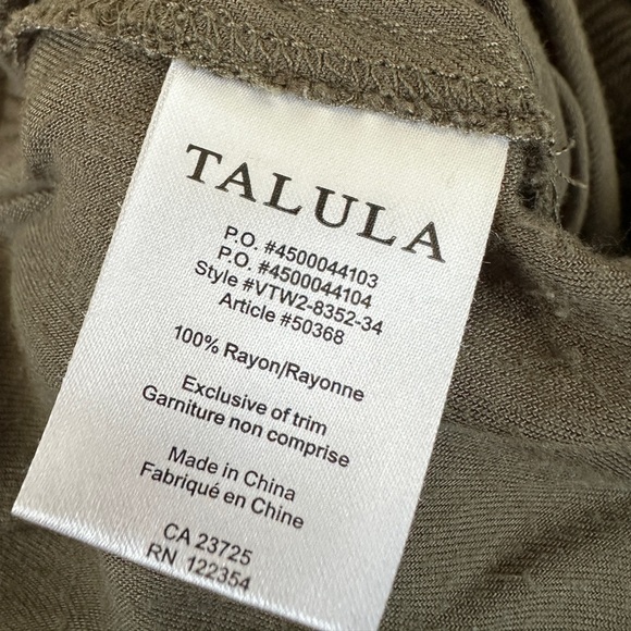 Talula strapless jumpsuit romper olive xs - Picture 2 of 6